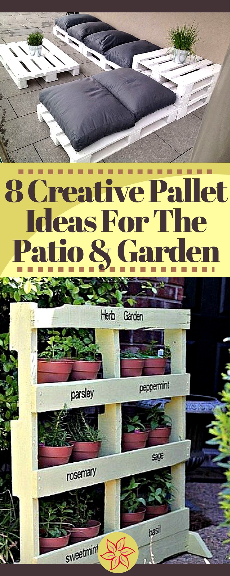 8 Creative used pallet ideas for the patio and garden