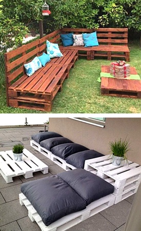 Pallet sofa