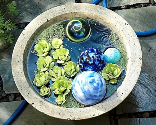 Simply designed water feature