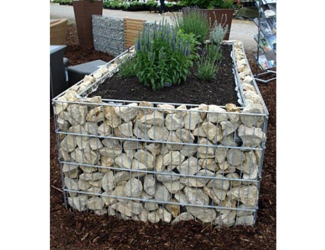 Gabion raised beds