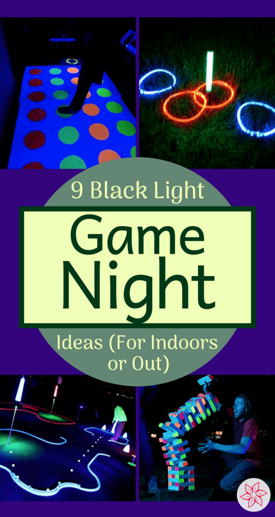 Summertime maybe coming to a close but that doesn’t mean all the fun has to stop. Try a few of these fun nighttime blacklight and glow party ideas, they’re great for kids and adults, and they work indoors or outside.