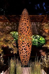 Corten steel garden sculpture