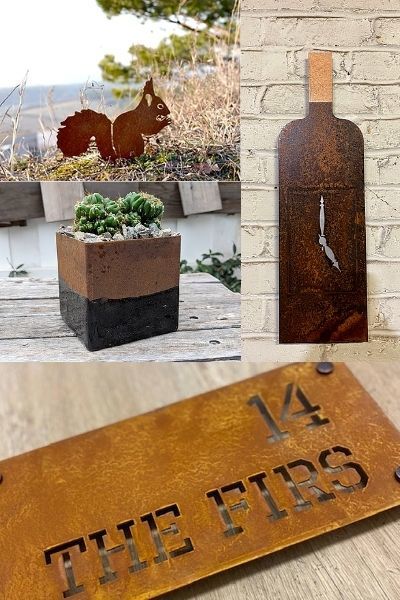 Inexpensive outdoor decorating ideas using corten steel