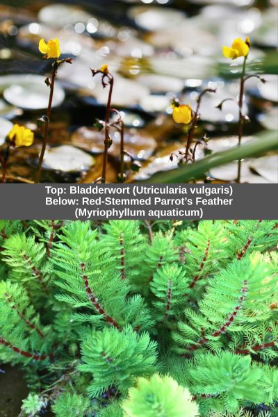Bladderwort and Red Stemmed Parrot’s Feather
