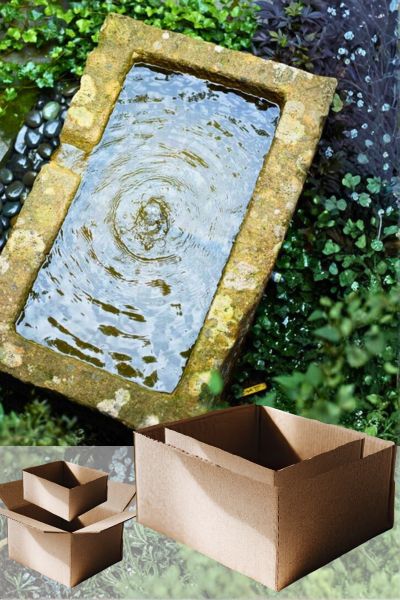 Hypertufa trough box mold